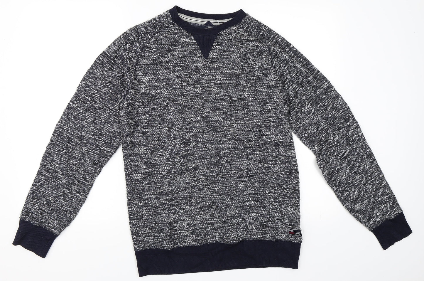 Mens UK Size S Easy Blue Pullover Sweatshirt