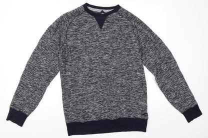 Mens UK Size S Easy Blue Pullover Sweatshirt