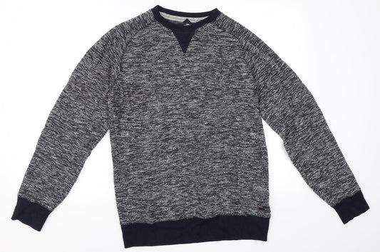 Mens UK Size S Easy Blue Pullover Sweatshirt