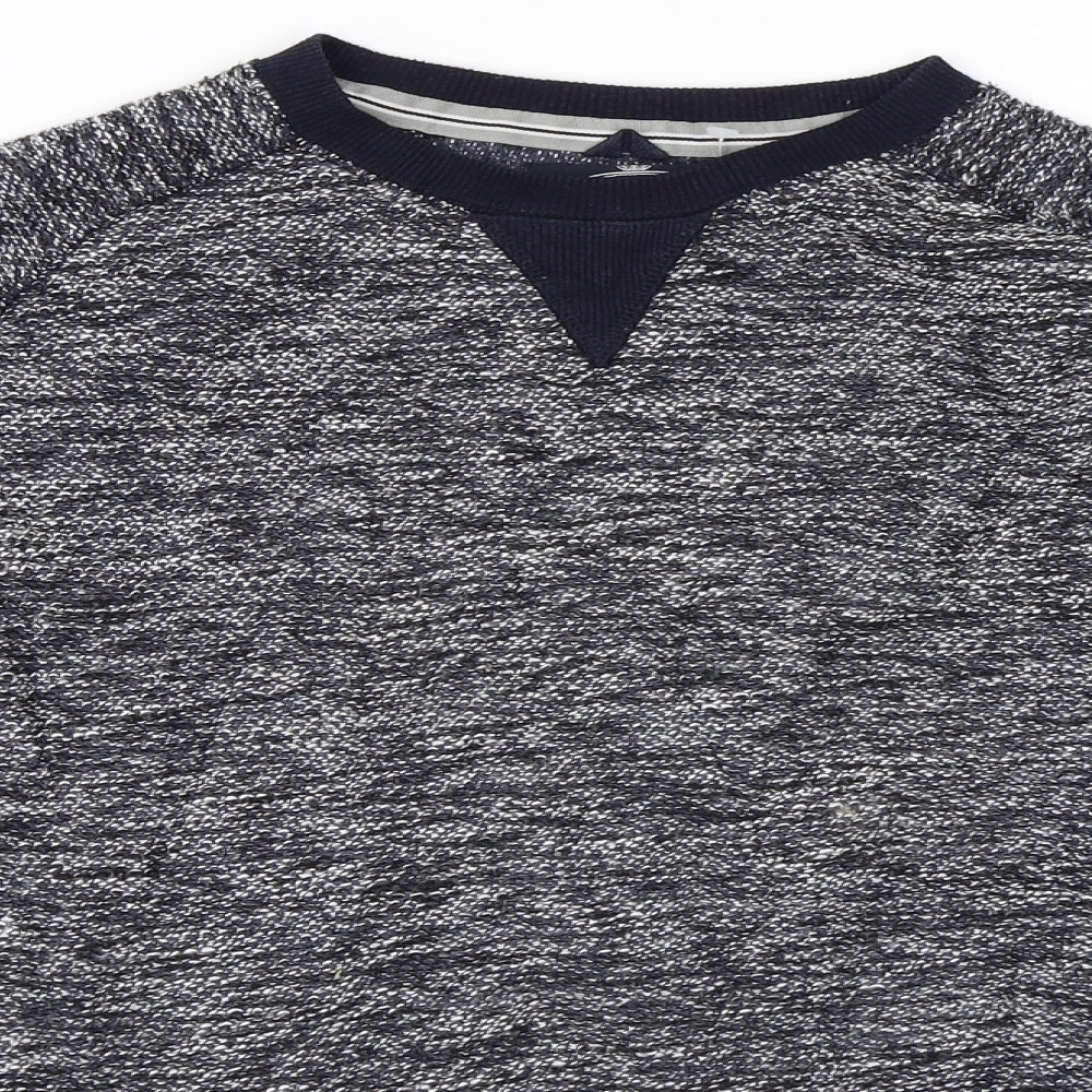 Mens UK Size S Easy Blue Pullover Sweatshirt