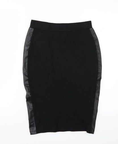 F&F Womens Black   Straight & Pencil Skirt Size 8