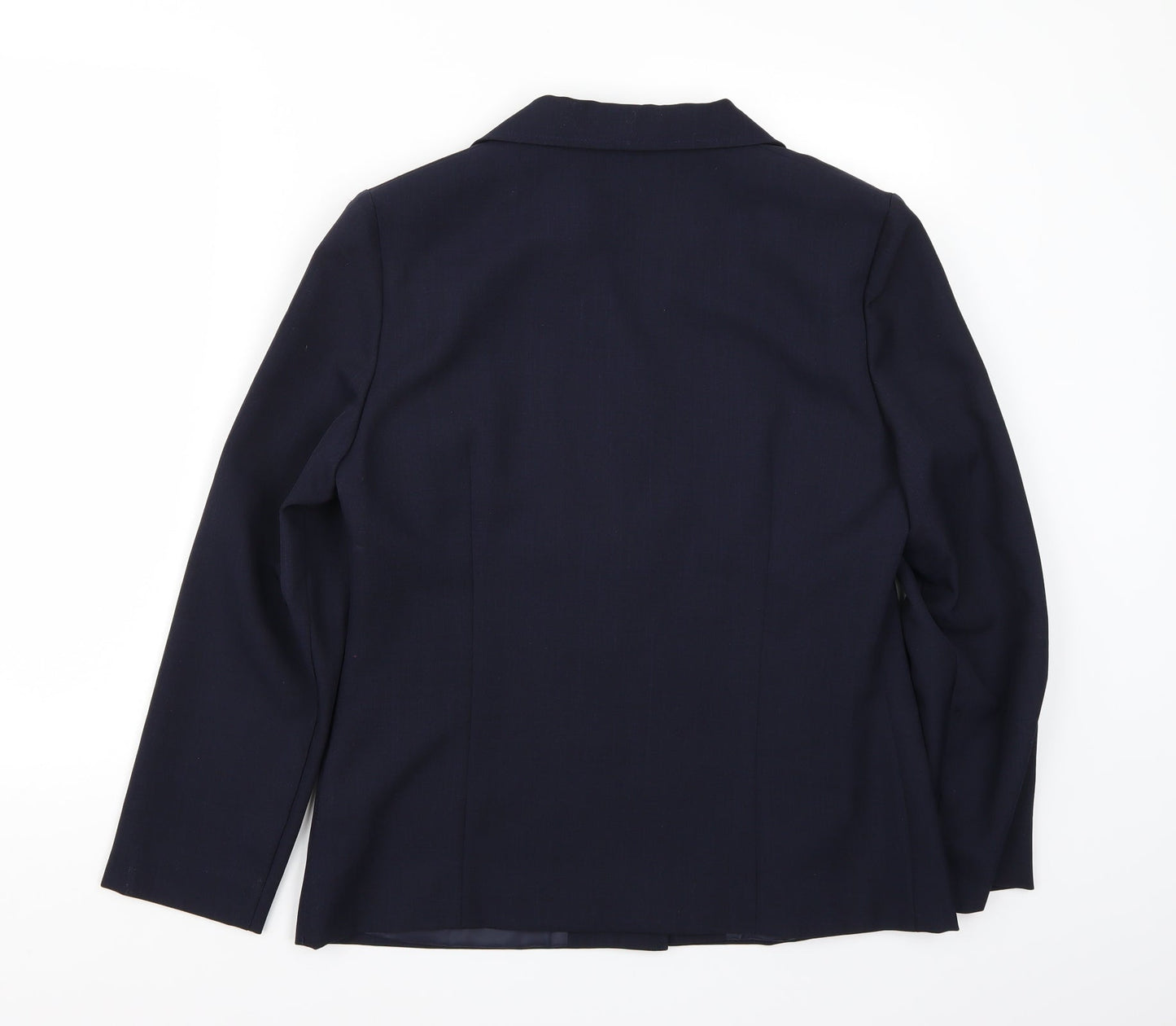 Womens UK Size 12 Preworn Regular Blue Blazer