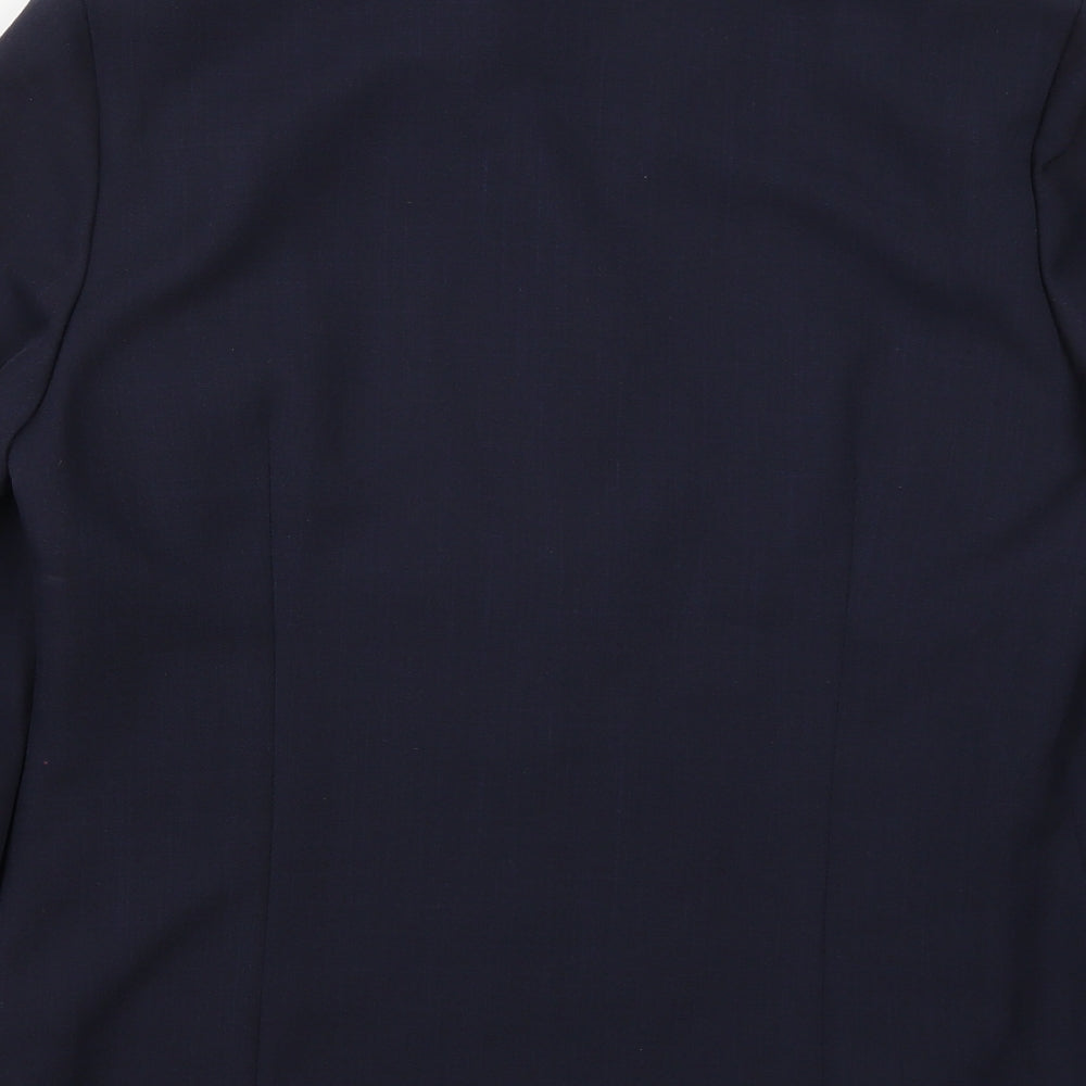 Womens UK Size 12 Preworn Regular Blue Blazer