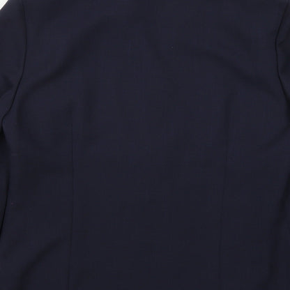 Womens UK Size 12 Preworn Regular Blue Blazer