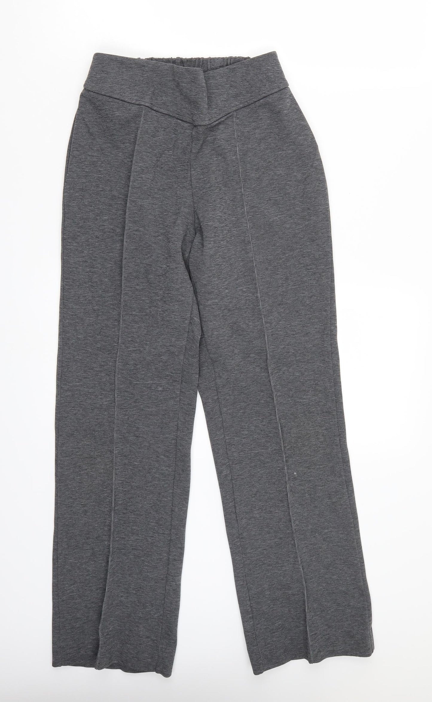 Womens UK Size 12 Marks and Spencer Regular Fit  Grey Trousers