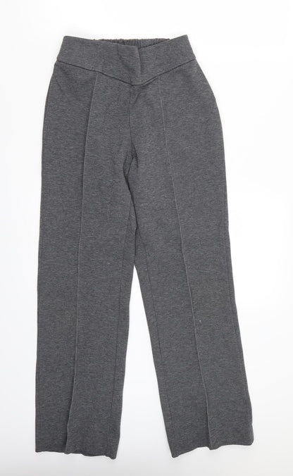 Womens UK Size 12 Marks and Spencer Regular Fit  Grey Trousers