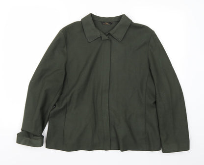 Womens UK Size 16 Marks and Spencer Regular Green Blazer