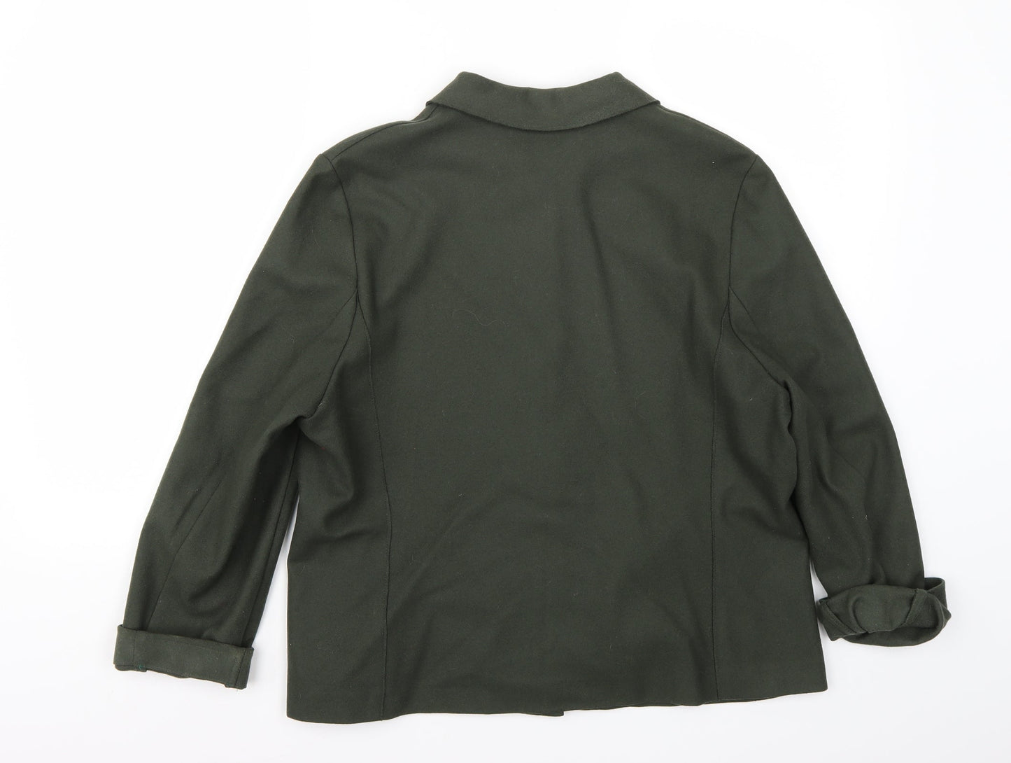 Womens UK Size 16 Marks and Spencer Regular Green Blazer