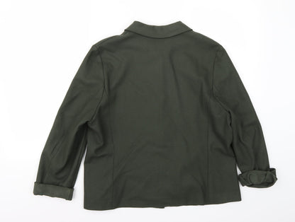Womens UK Size 16 Marks and Spencer Regular Green Blazer