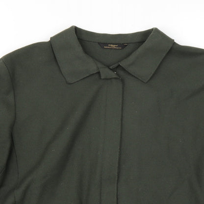Womens UK Size 16 Marks and Spencer Regular Green Blazer
