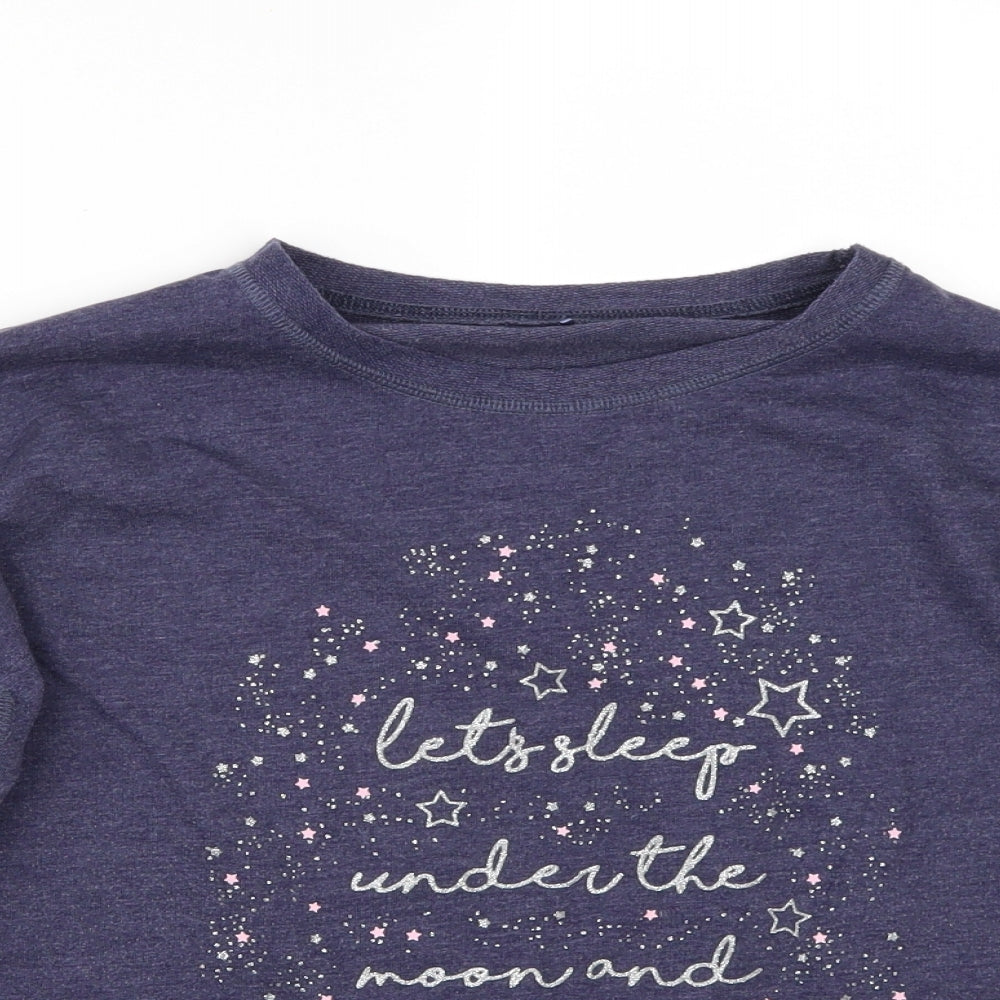 Womens UK Size 8 George Blue Basic T-Shirt
