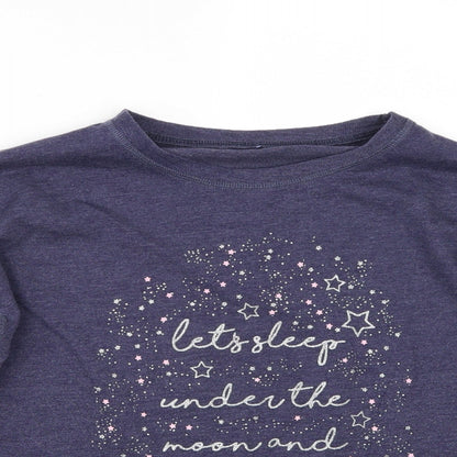 Womens UK Size 8 George Blue Basic T-Shirt