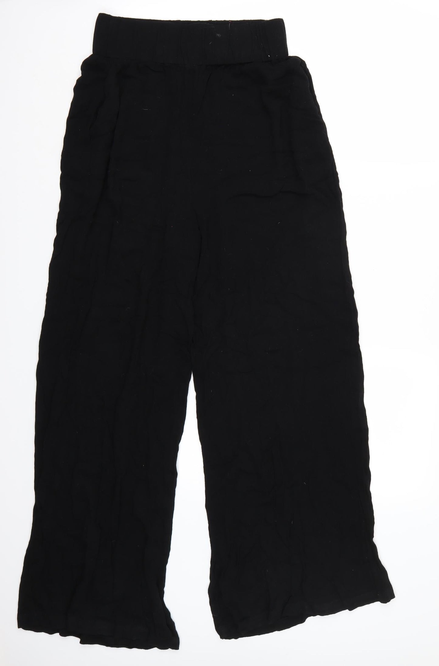 Womens UK Size 8 Misspap Regular Fit  Black Trousers