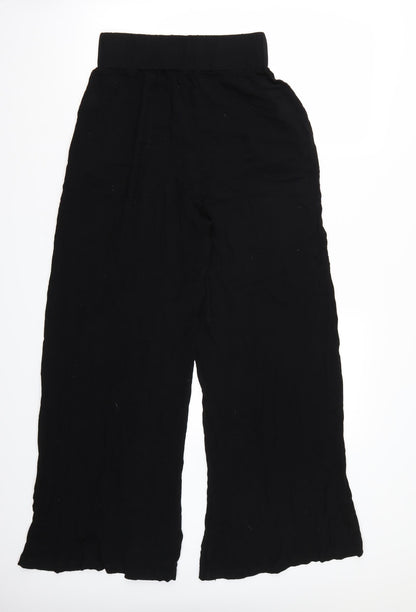 Womens UK Size 8 Misspap Regular Fit  Black Trousers