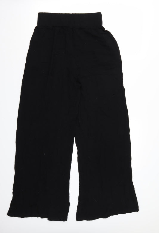 Womens UK Size 8 Misspap Regular Fit  Black Trousers