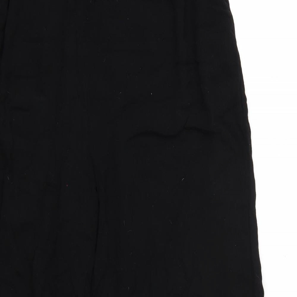Womens UK Size 8 Misspap Regular Fit  Black Trousers