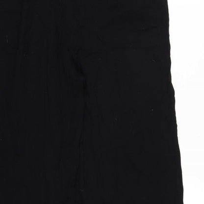 Womens UK Size 8 Misspap Regular Fit  Black Trousers