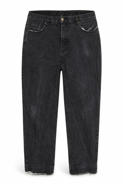 Womens Black   Straight Jeans Size 38 L32 in