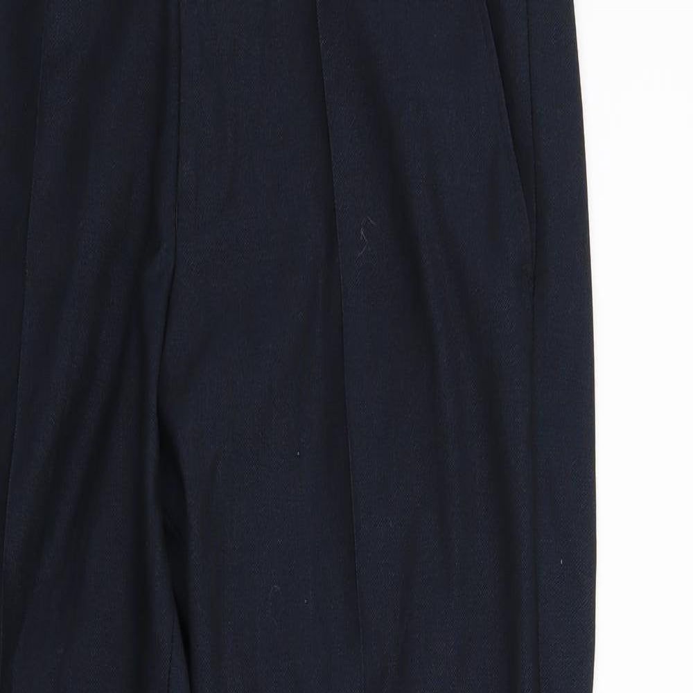 Womens UK Size 30 Preworn Regular Fit  Blue Trousers
