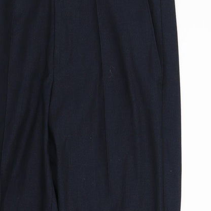 Womens UK Size 30 Preworn Regular Fit  Blue Trousers