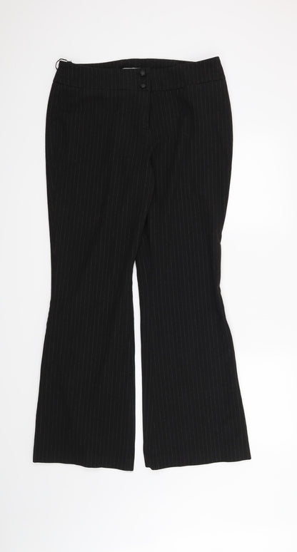 Womens UK Size 16 Marks and Spencer Regular Fit  Black Trousers