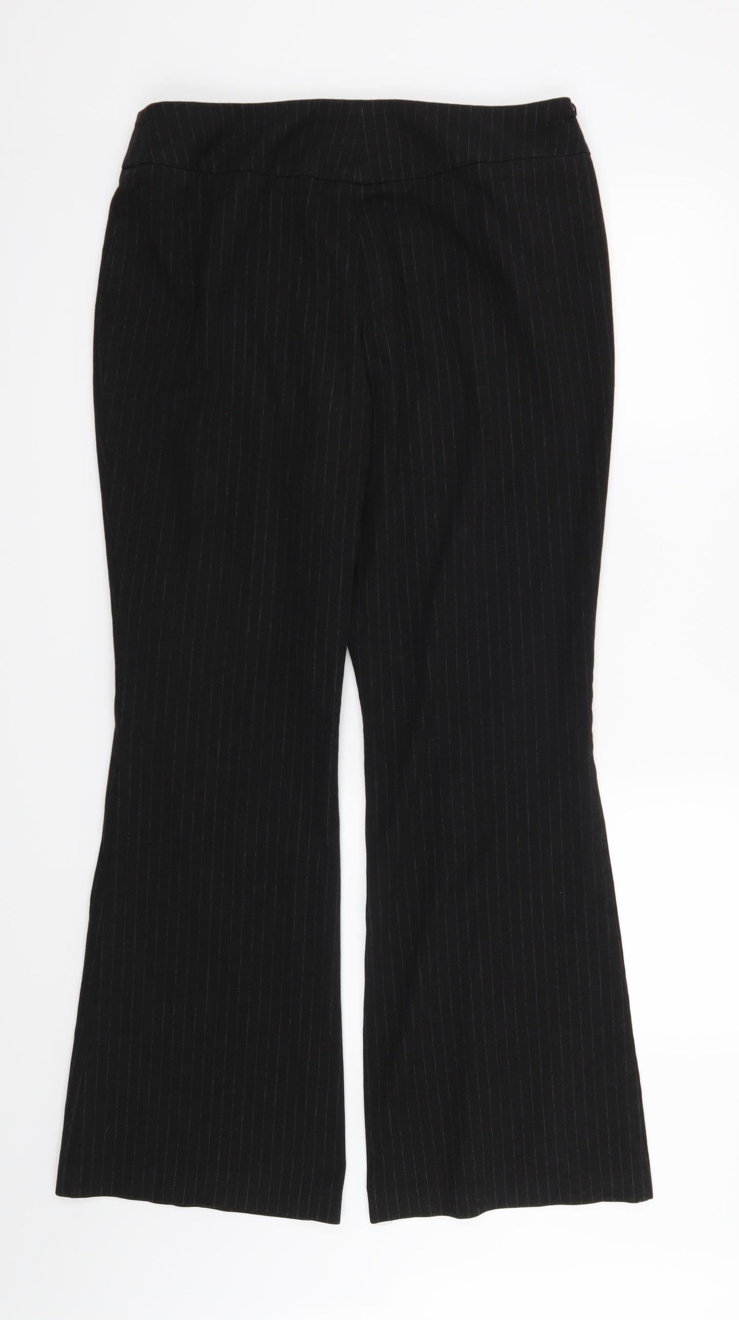 Womens UK Size 16 Marks and Spencer Regular Fit  Black Trousers