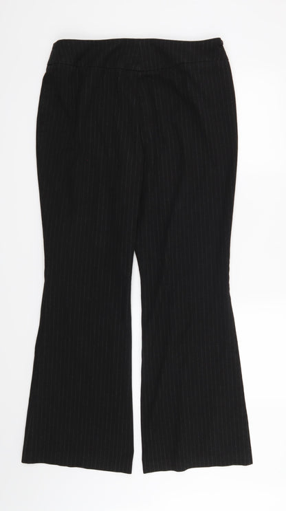 Womens UK Size 16 Marks and Spencer Regular Fit  Black Trousers