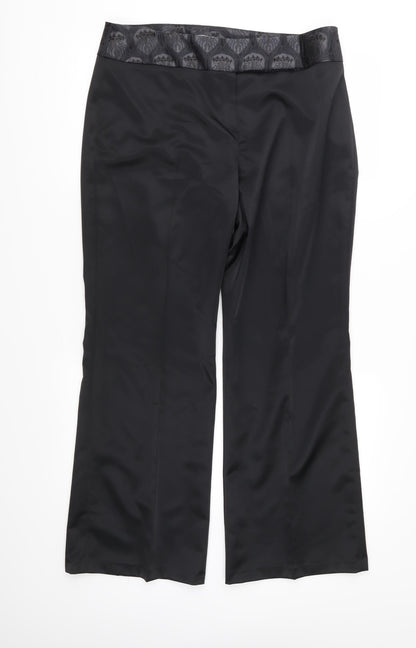 Womens UK Size 14 NEXT Regular Fit  Black Trousers