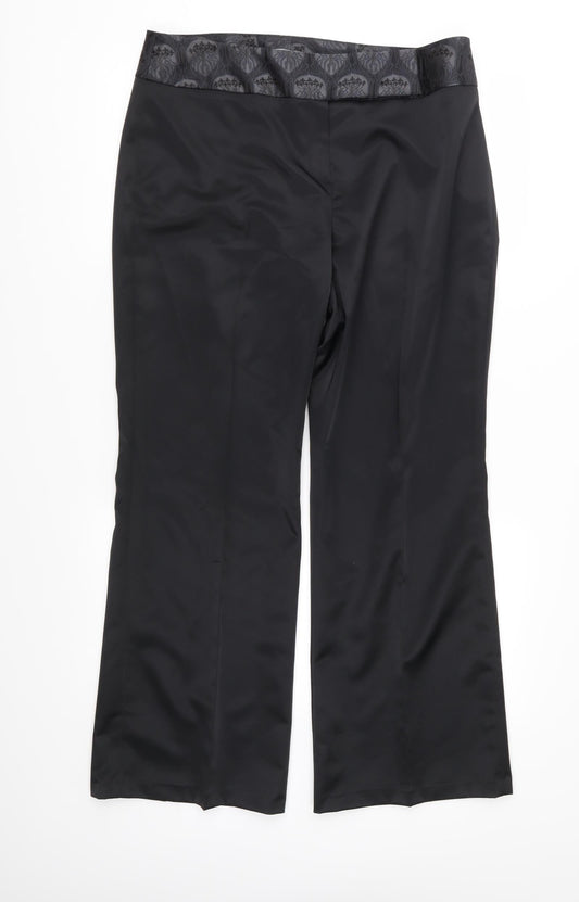 NEXT Womens Black   Trousers  Size 14 L29 in