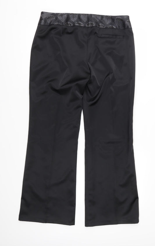 NEXT Womens Black   Trousers  Size 14 L29 in