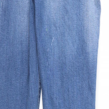 Denim & Co. Girls Blue  Denim Skinny Jeans Size 13-14 Years - Distressed