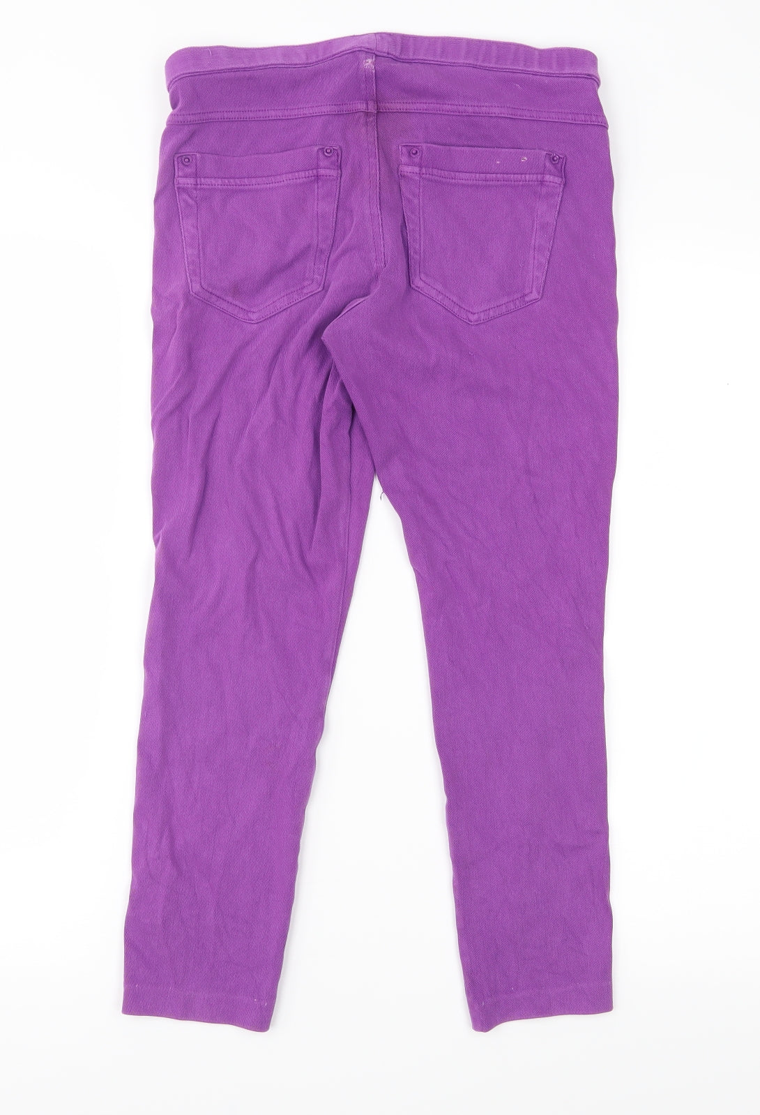 HUE Womens Purple  Denim Jegging Jeans Size S L21 in