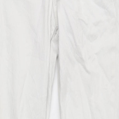 Womens UK Size 10 Divided Regular Fit Skinny White Jeans