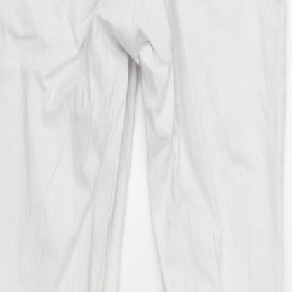 Womens UK Size 10 Divided Regular Fit Skinny White Jeans