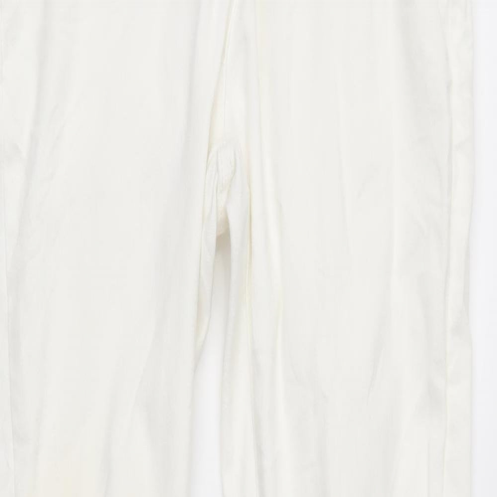 Womens UK Size 10 Marks and Spencer Regular Fit Skinny Ivory Jeans