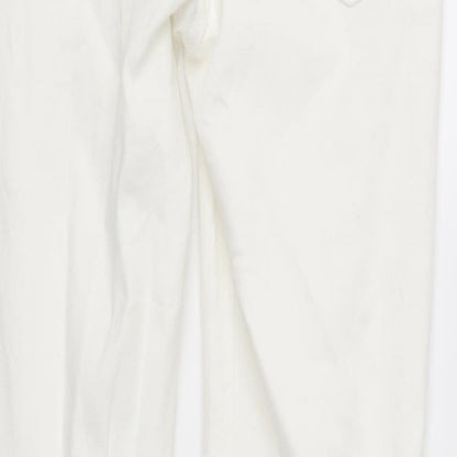 Womens UK Size 10 Marks and Spencer Regular Fit Skinny Ivory Jeans