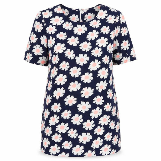 Womens UK Size 10 Glamorous Blue Basic Blouse