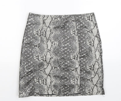 New Look Womens Multicoloured Animal Print  A-Line Skirt Size 8