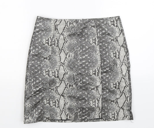 New Look Womens Multicoloured Animal Print  A-Line Skirt Size 8