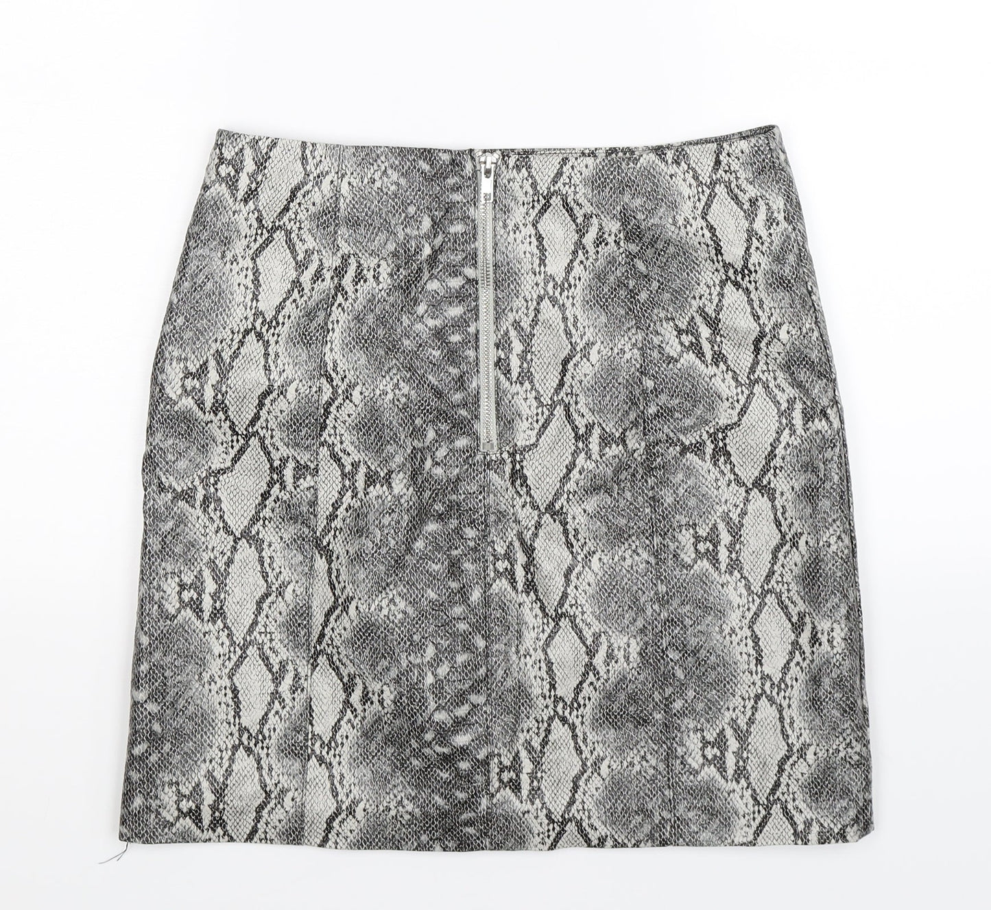 New Look Womens Multicoloured Animal Print  A-Line Skirt Size 8