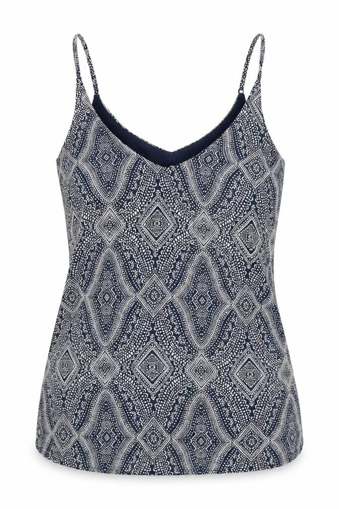 Womens UK Size 12 H&M Blue Basic Tank