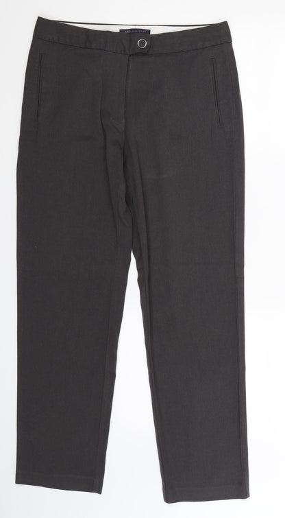 Marks and Spencer Womens Grey   Dress Pants Trousers Size 10 L29 in