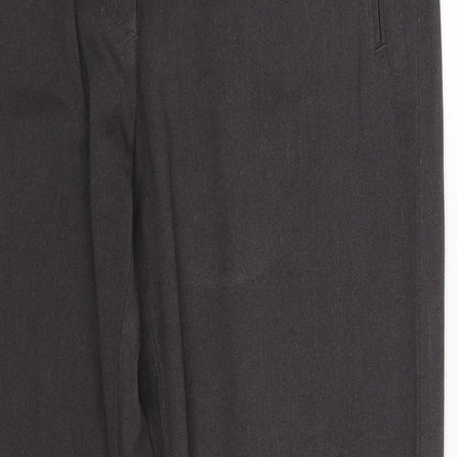 Marks and Spencer Womens Grey   Dress Pants Trousers Size 10 L29 in