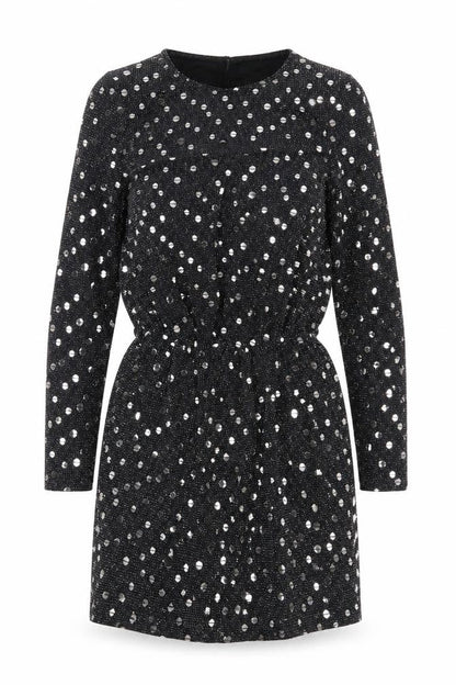 Flounce Womens Black   Mini  Size 8  - Shoulder Pads