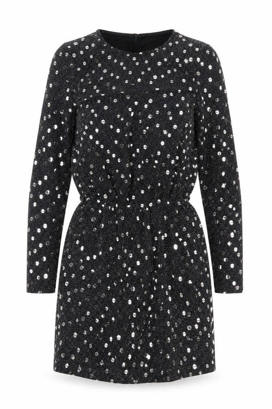 Flounce Womens Black   Mini  Size 8  - Shoulder Pads