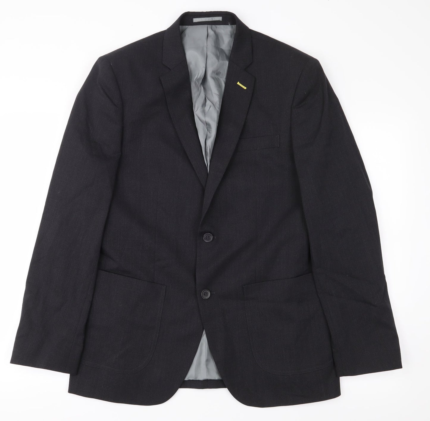 Mens UK Size 38 Dimensions Regular Black Suit Jacket