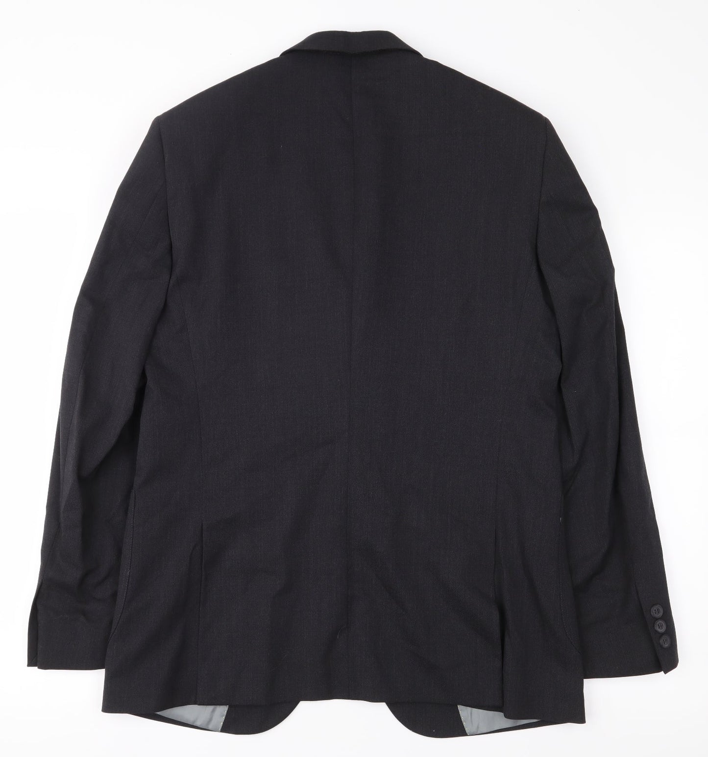 Mens UK Size 38 Dimensions Regular Black Suit Jacket