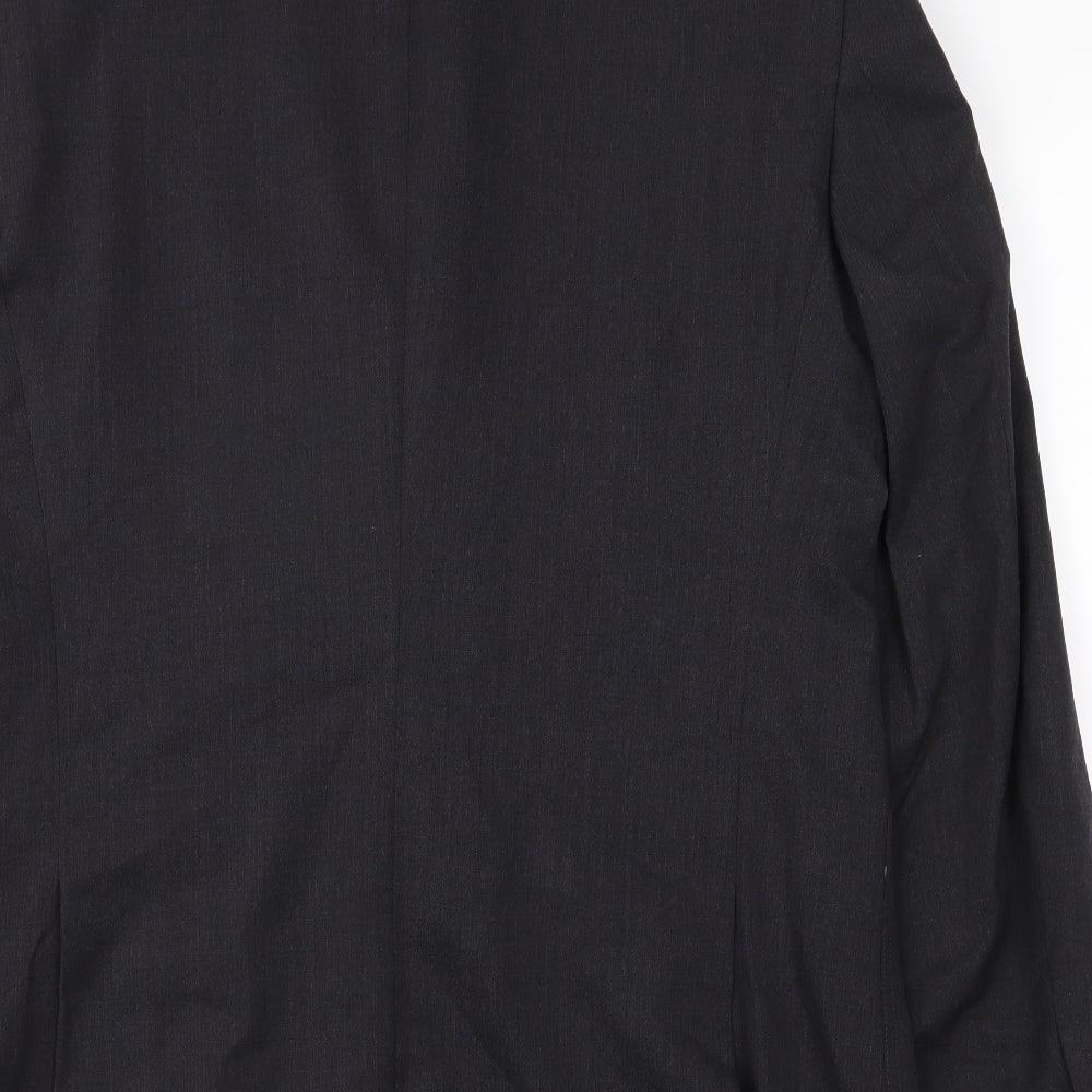 Mens UK Size 38 Dimensions Regular Black Suit Jacket