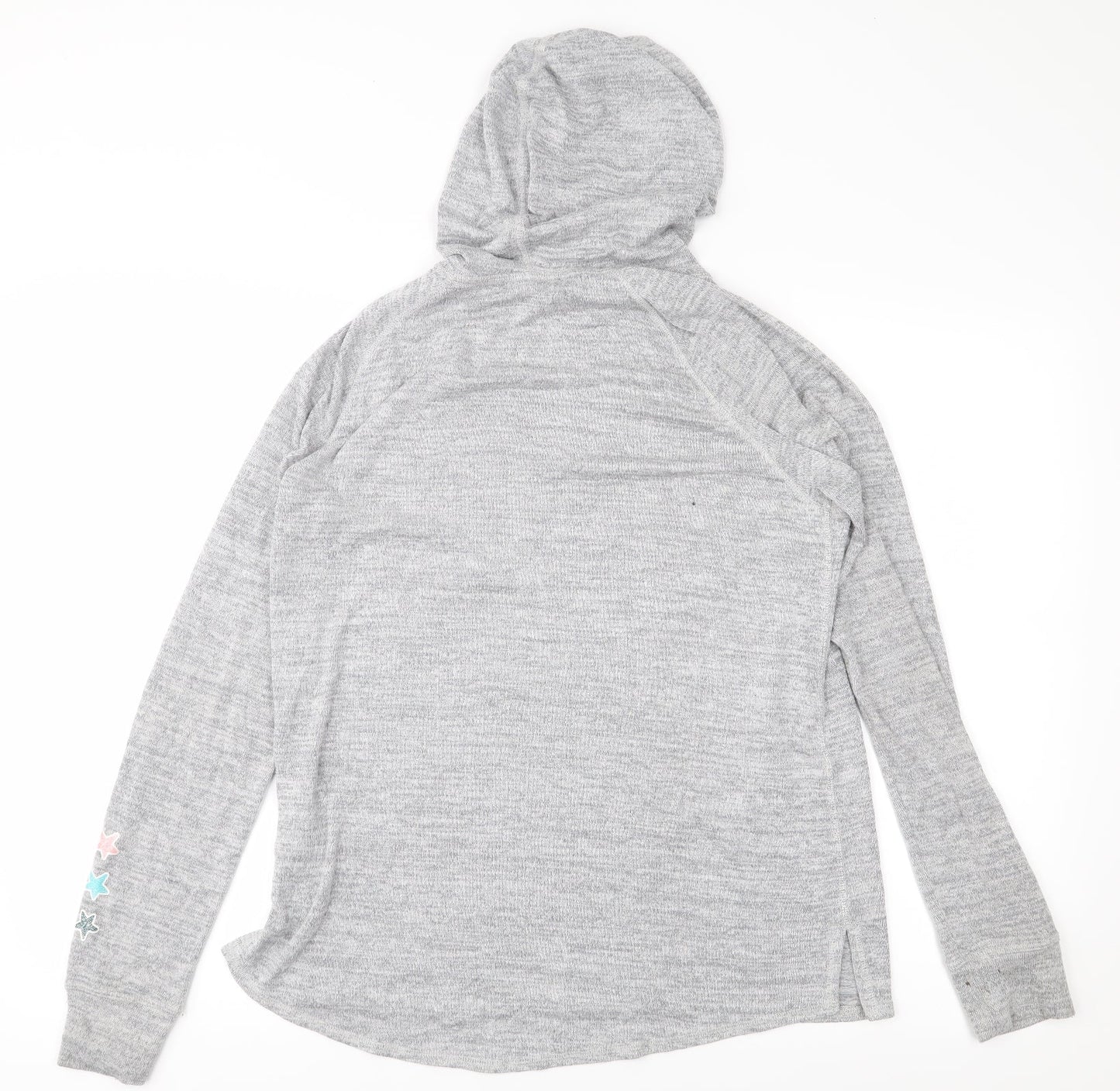 H&M Girls Grey   Pullover Hoodie Size 14 Years