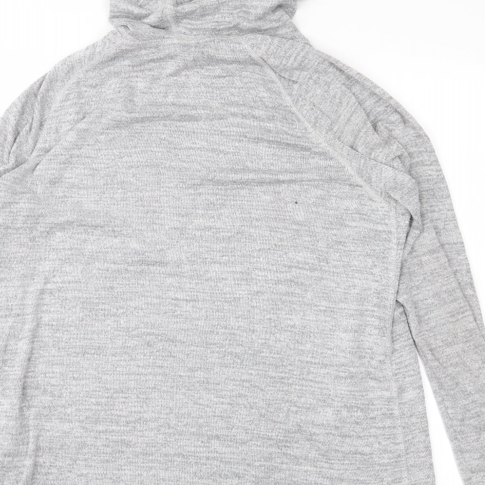 H&M Girls Grey   Pullover Hoodie Size 14 Years